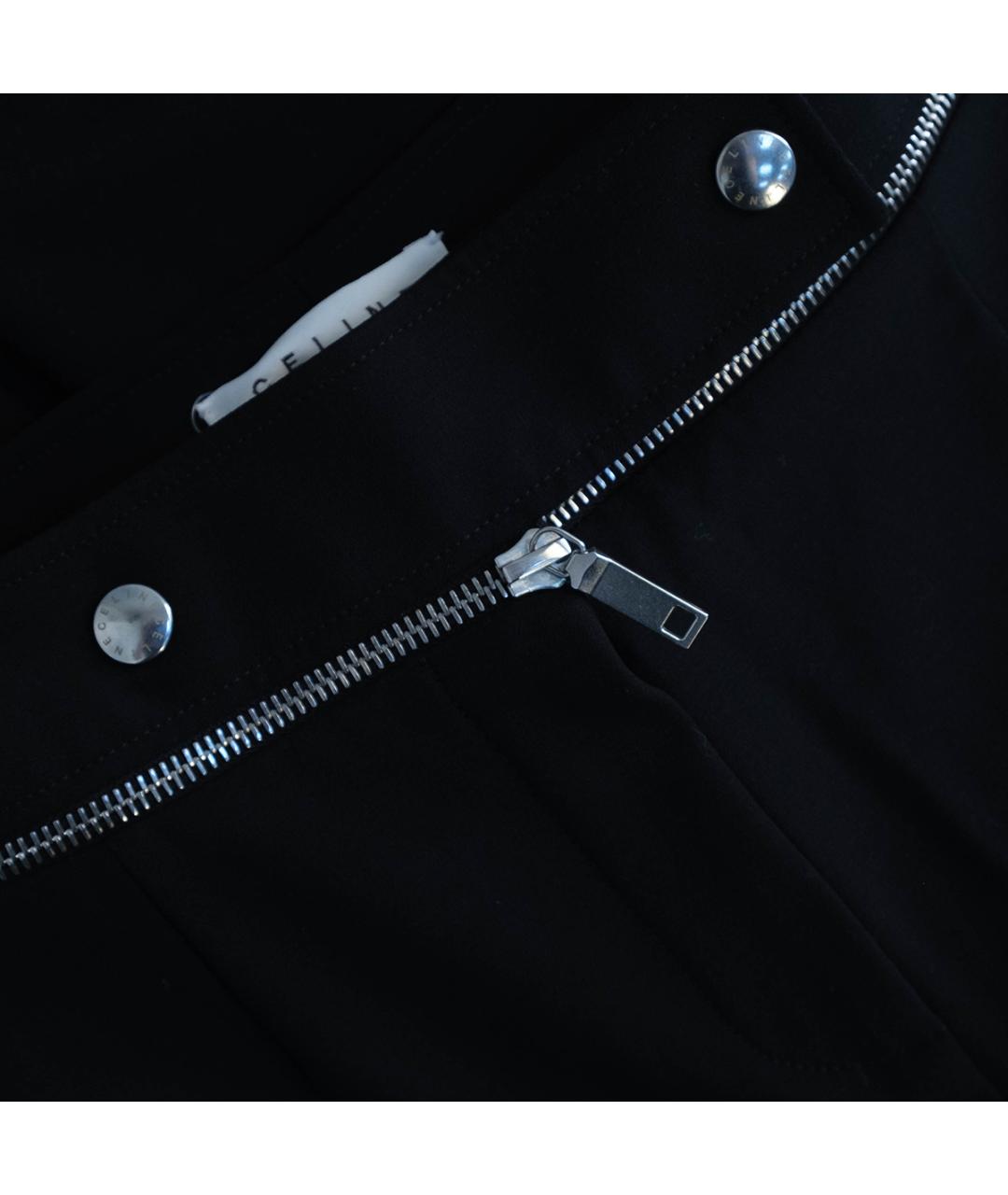 CELINE Черные шерстяные брюки широкие, фото 3