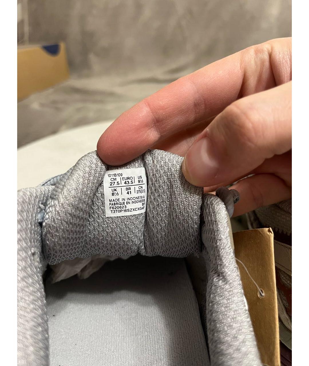 ASICS Серые низкие кроссовки / кеды, фото 4