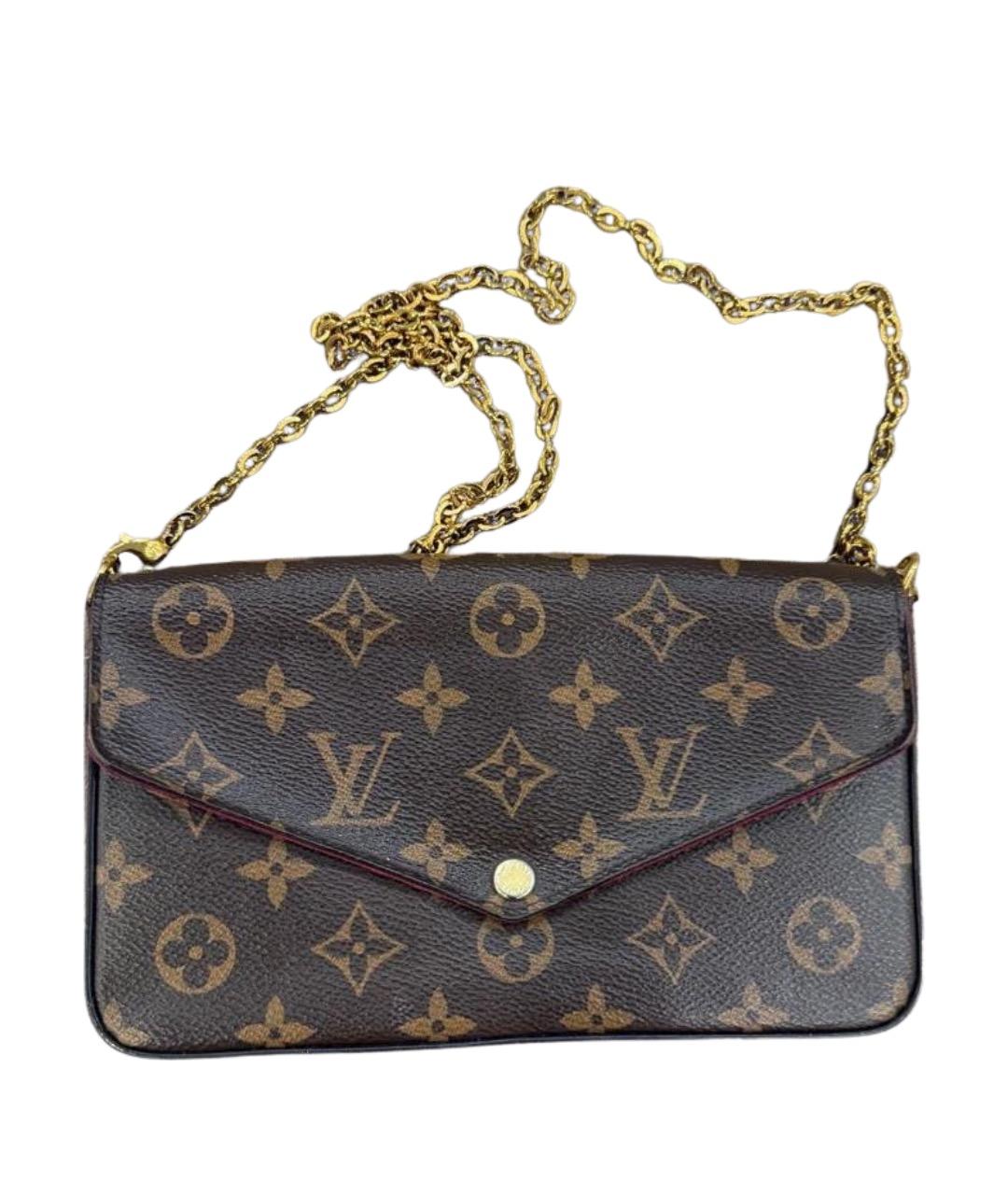 LOUIS VUITTON Коричневая сумка с короткими ручками, фото 1