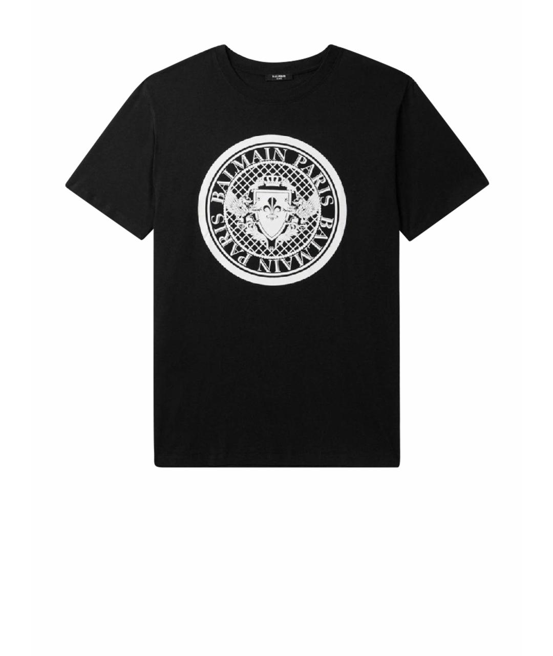 BALMAIN Черная хлопковая детская футболка, фото 1
