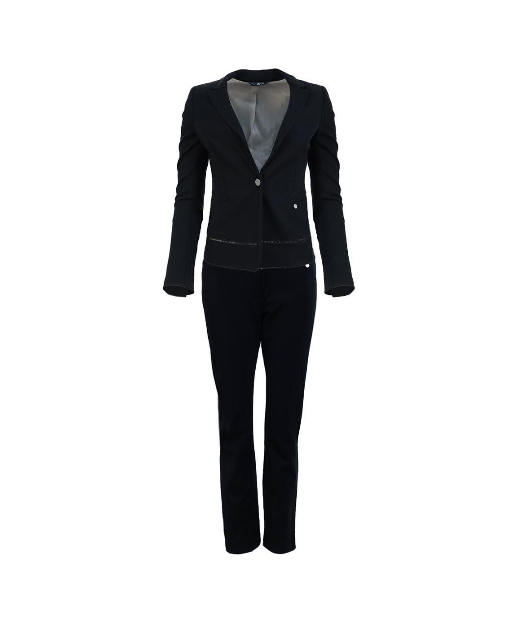 LIU JO Черный вискозный костюм с брюками, фото 10