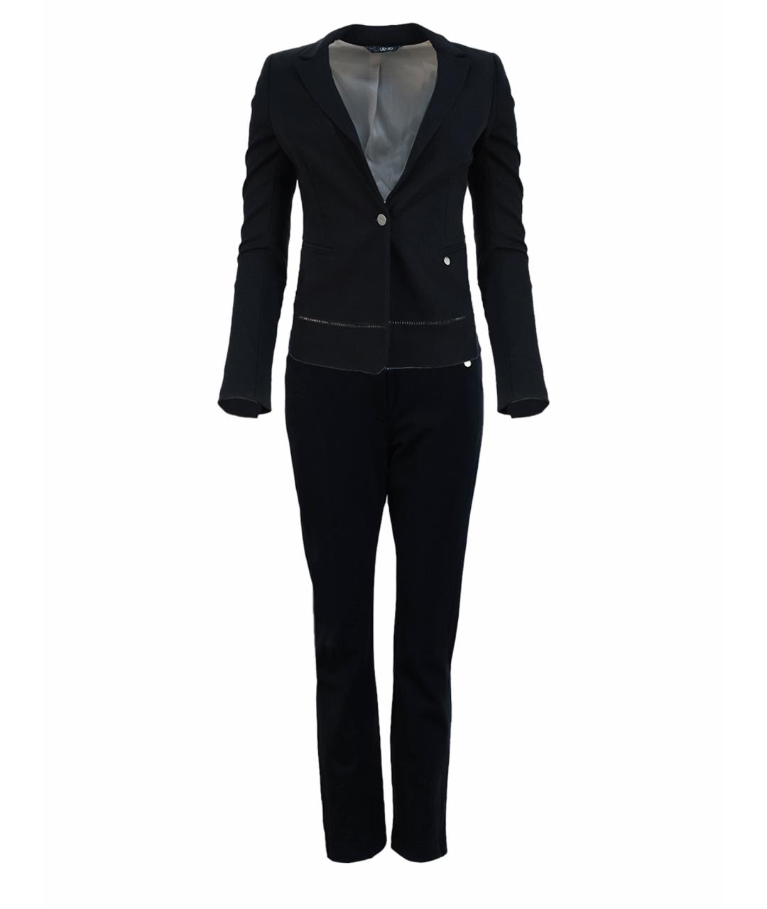 LIU JO Черный вискозный костюм с брюками, фото 1