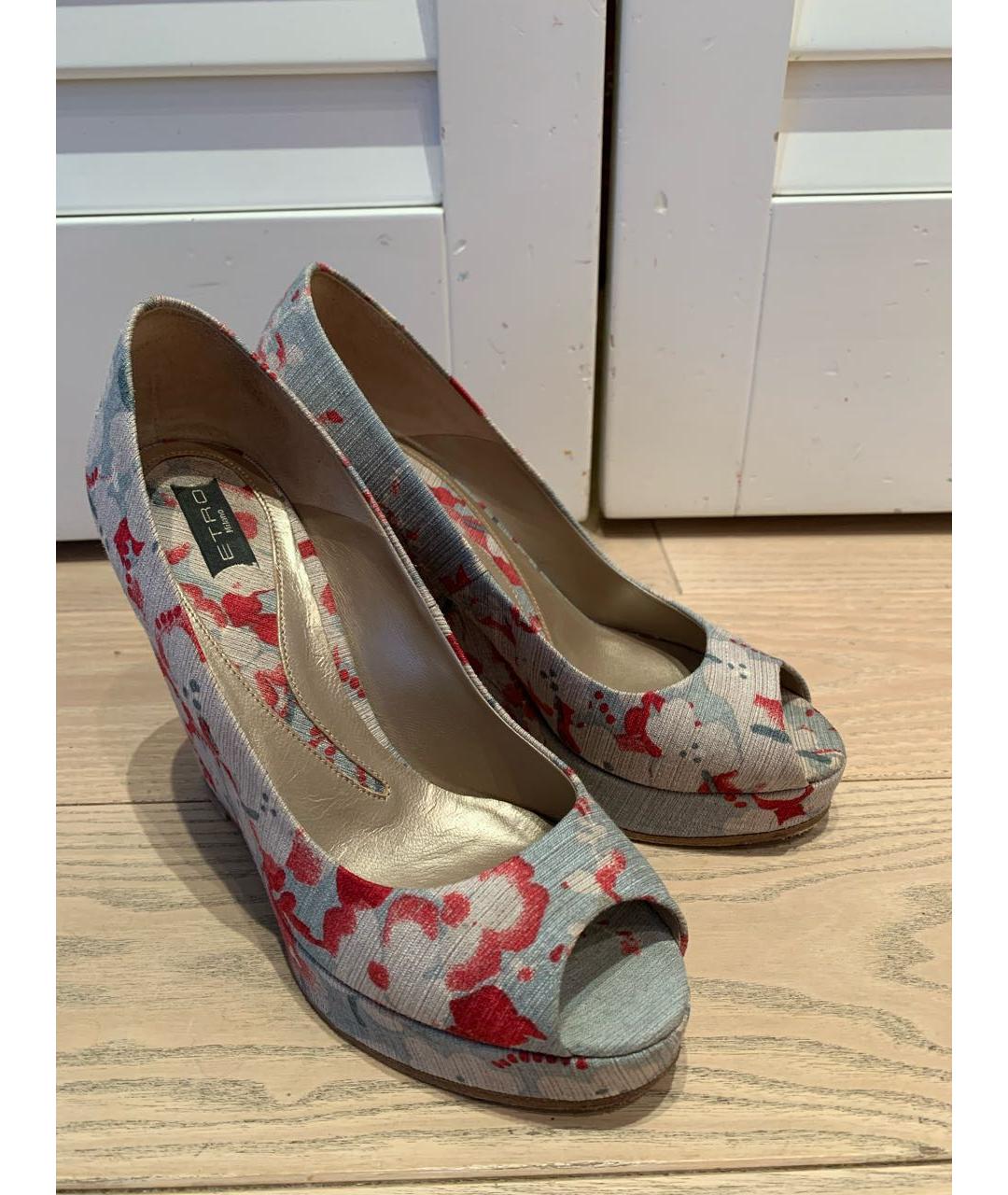 ETRO Мульти текстильные мюли, фото 2