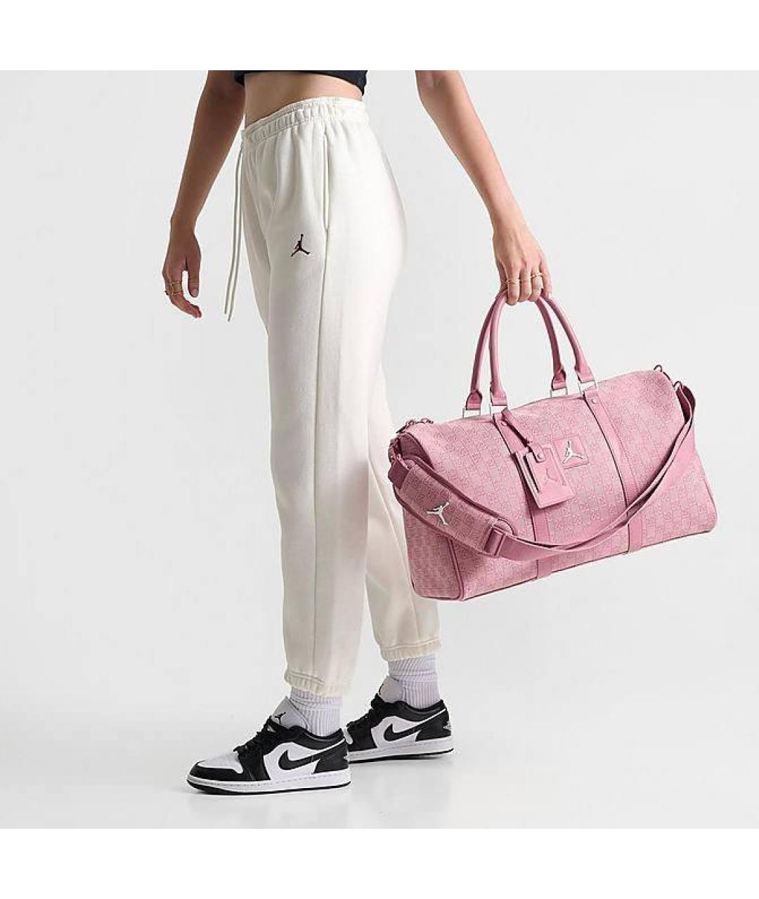 JORDAN Розовая дорожная/спортивная сумка, фото 8