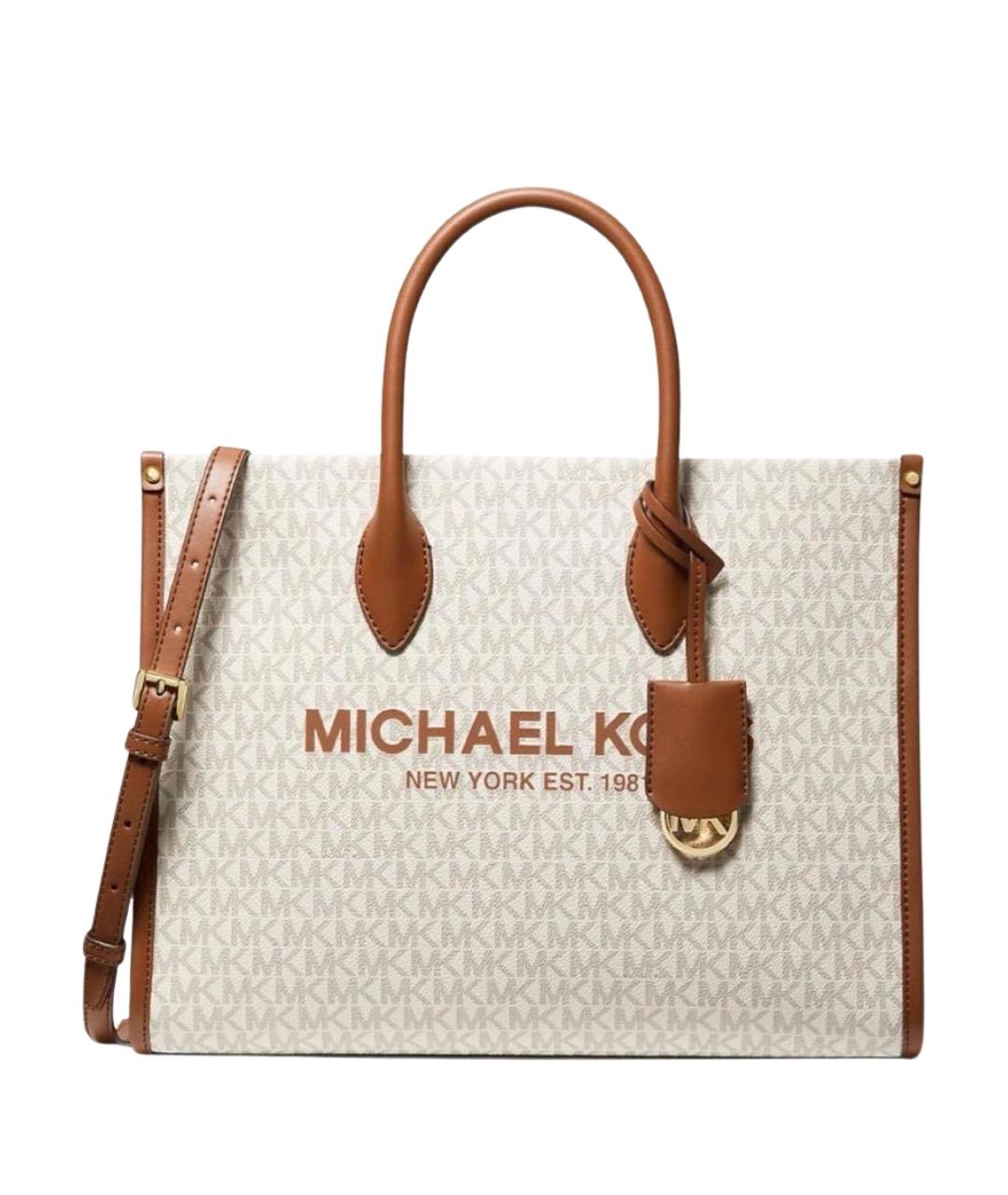 MICHAEL KORS Бежевая сумка тоут, фото 1
