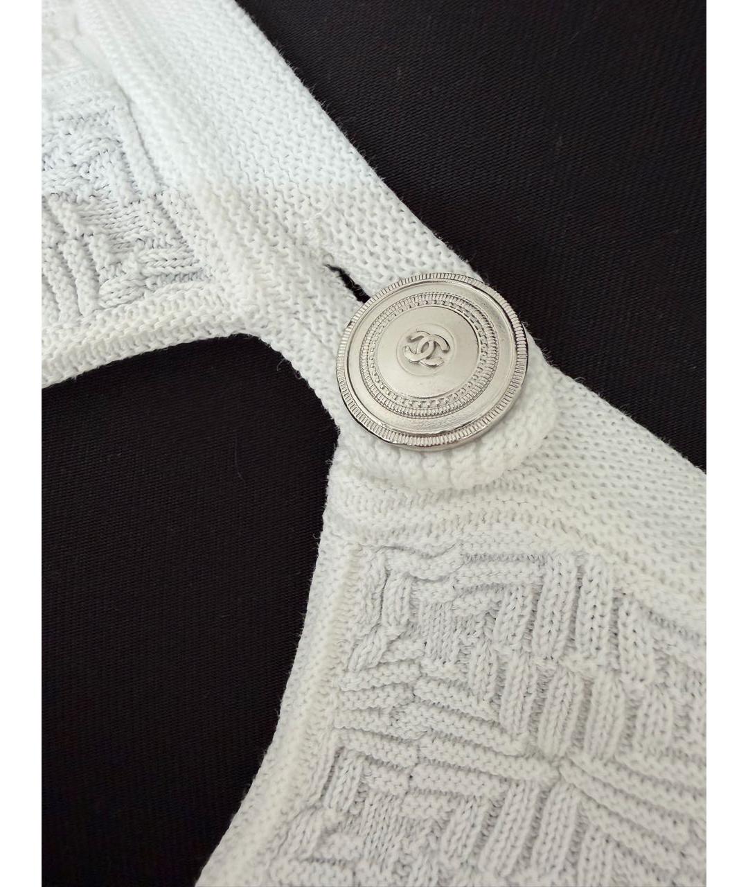 CHANEL Белая хлопковая футболка, фото 6