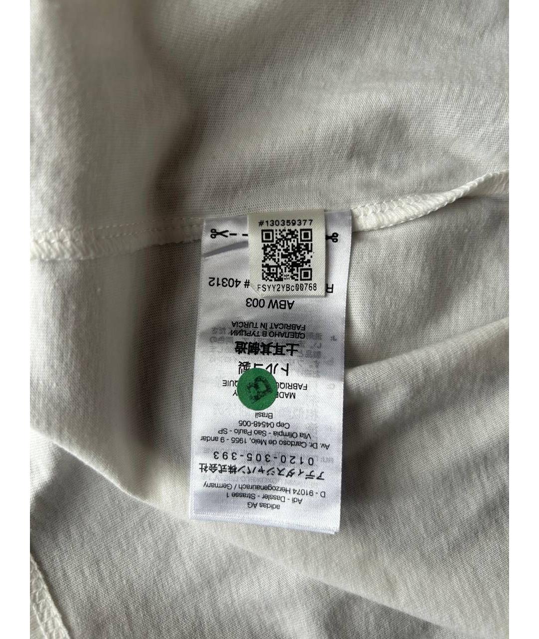 YOHJI YAMAMOTO Белая хлопковая футболка, фото 4