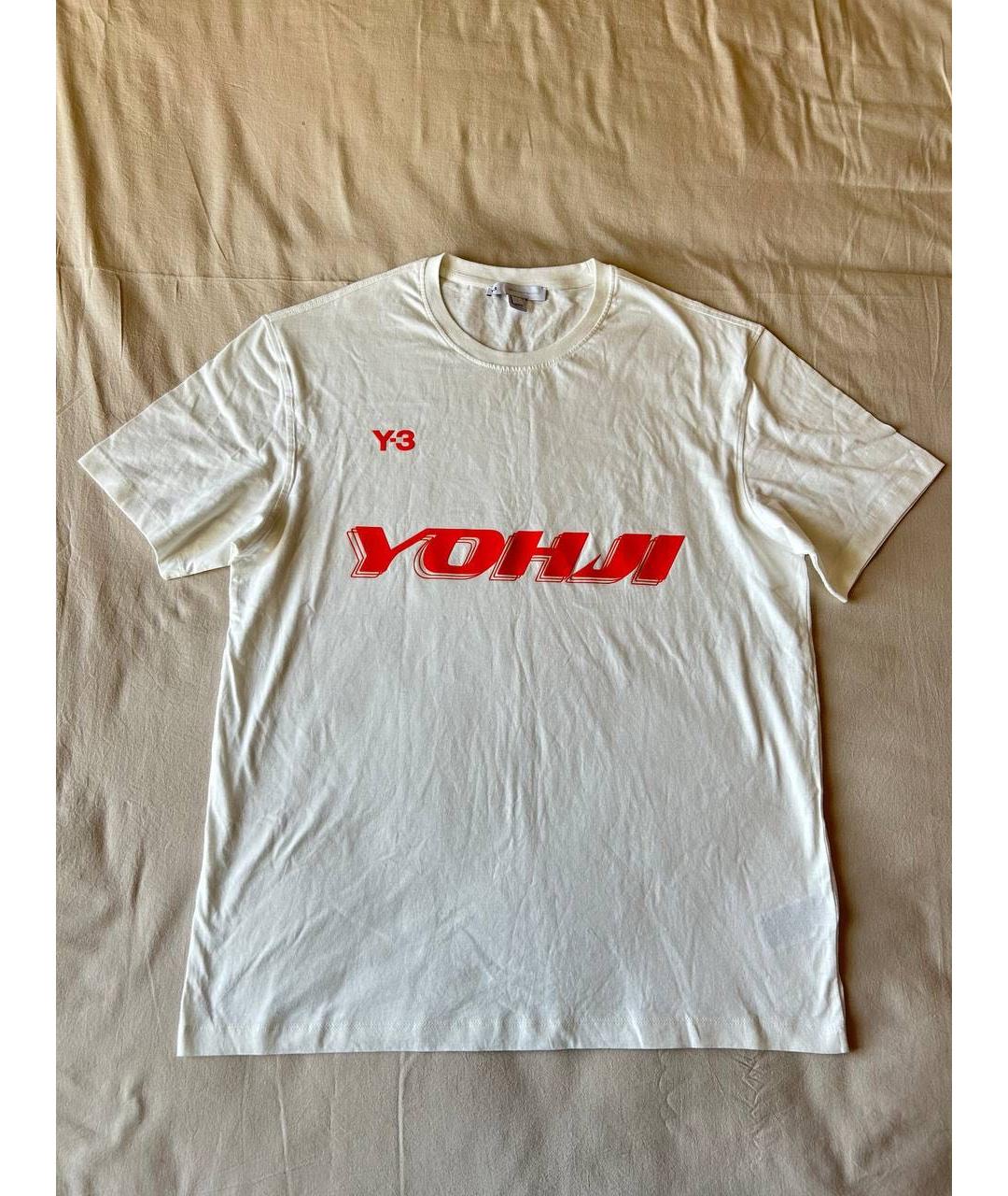 YOHJI YAMAMOTO Белая хлопковая футболка, фото 6