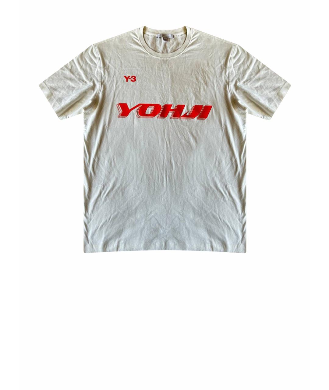 YOHJI YAMAMOTO Белая хлопковая футболка, фото 1