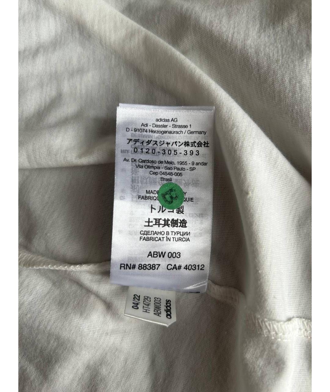 YOHJI YAMAMOTO Белая хлопковая футболка, фото 5