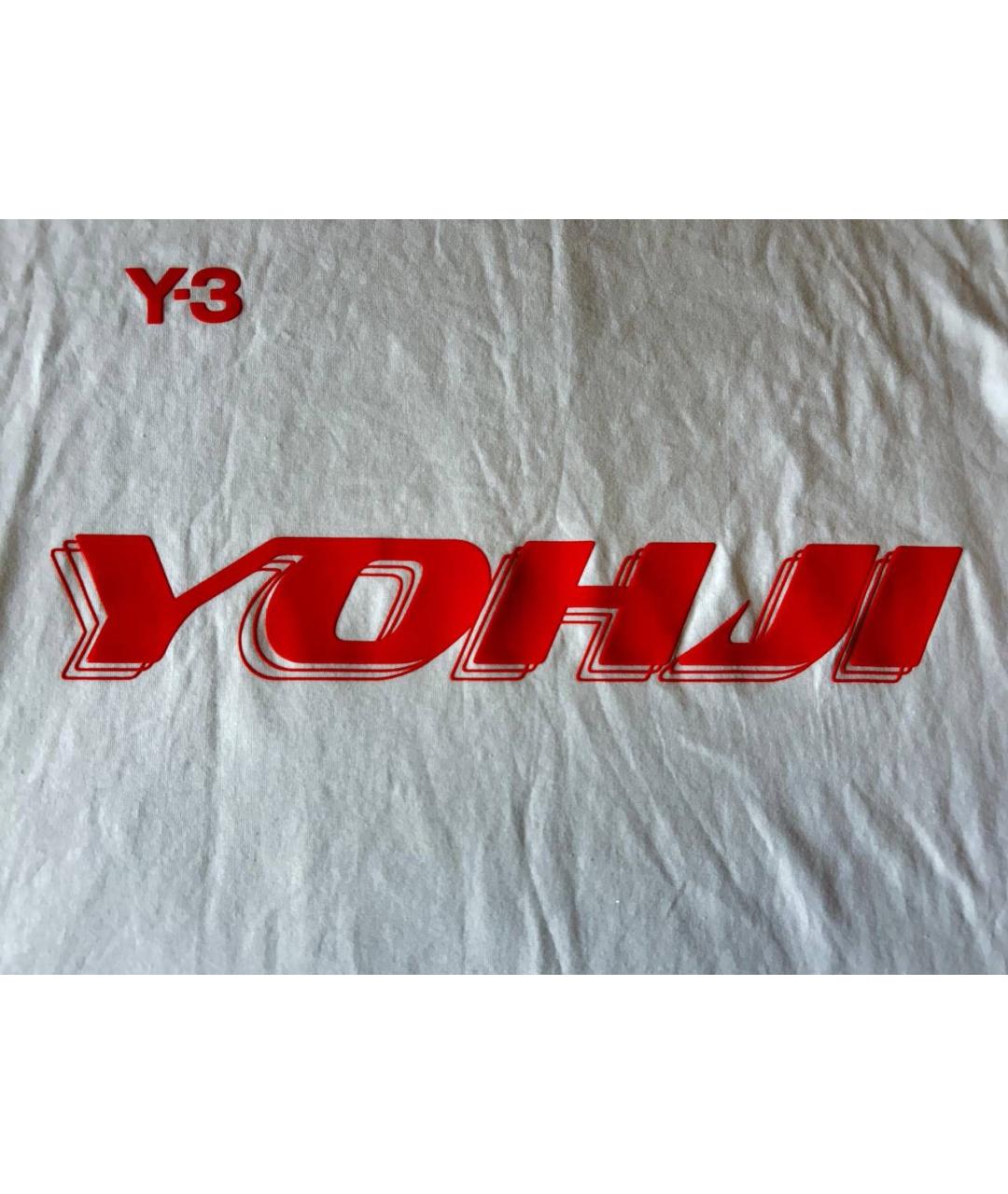 YOHJI YAMAMOTO Белая хлопковая футболка, фото 2