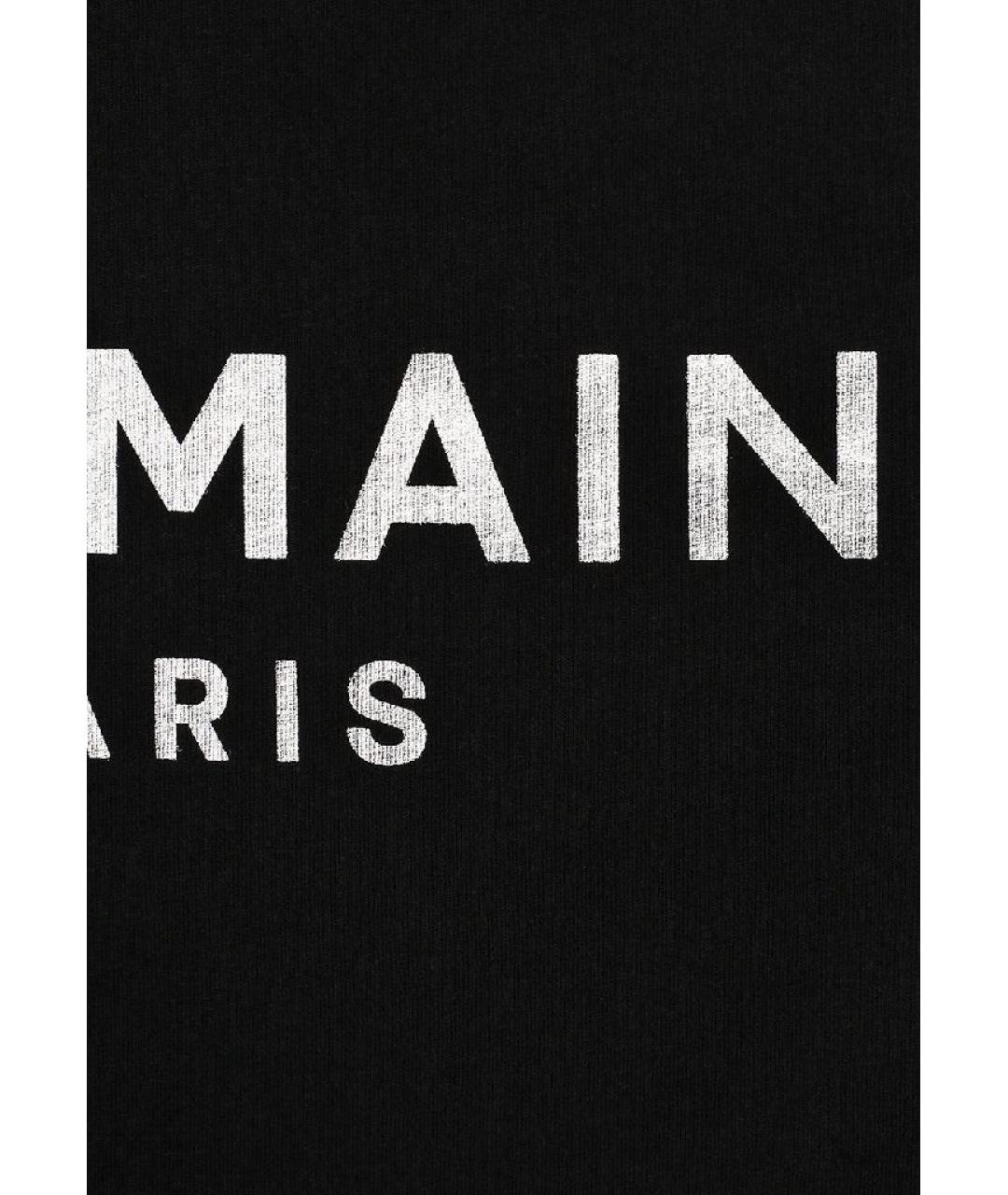 BALMAIN Черный хлопковый детская футболка / топ, фото 3