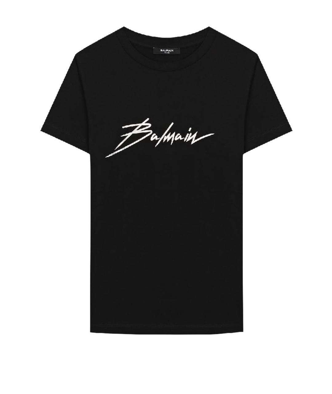 BALMAIN Черный хлопковый детская футболка / топ, фото 1