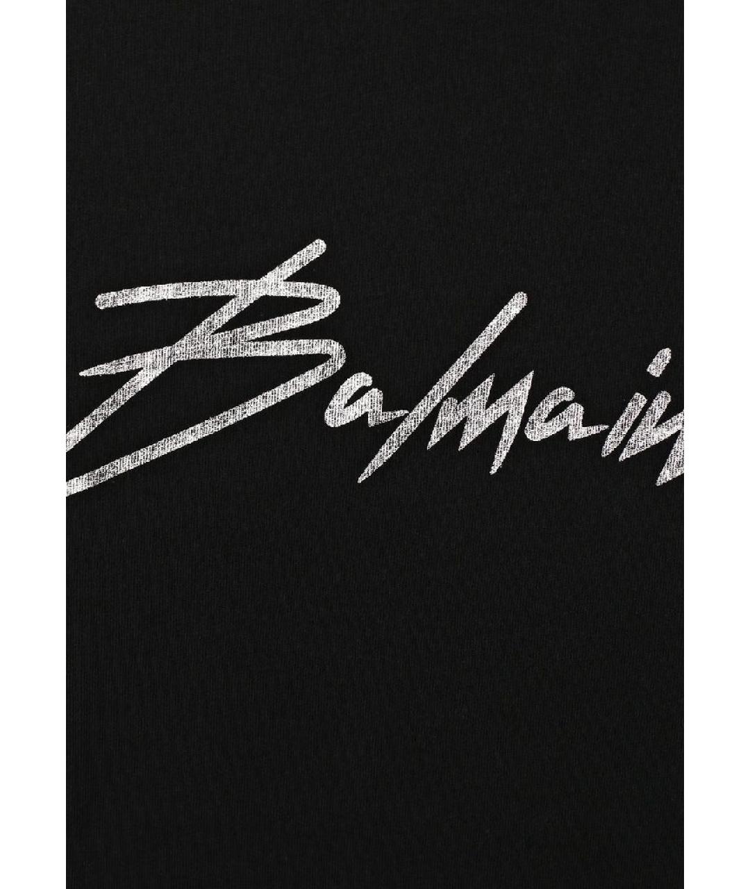 BALMAIN Черный хлопковый детская футболка / топ, фото 3