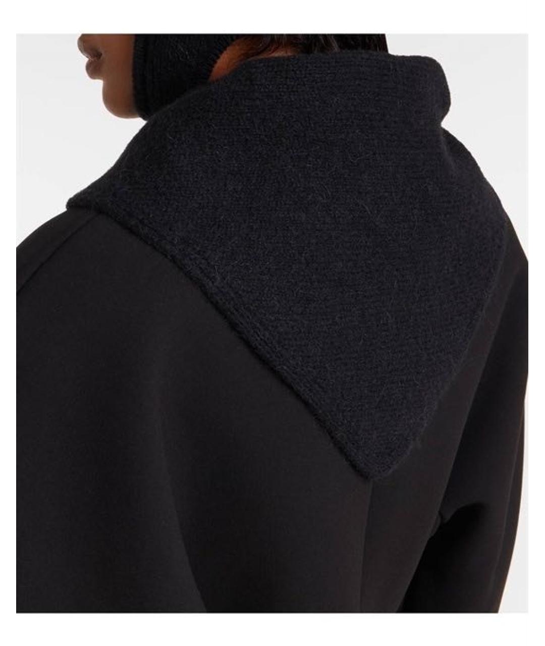 JACQUEMUS Черный кашемировый платок, фото 2