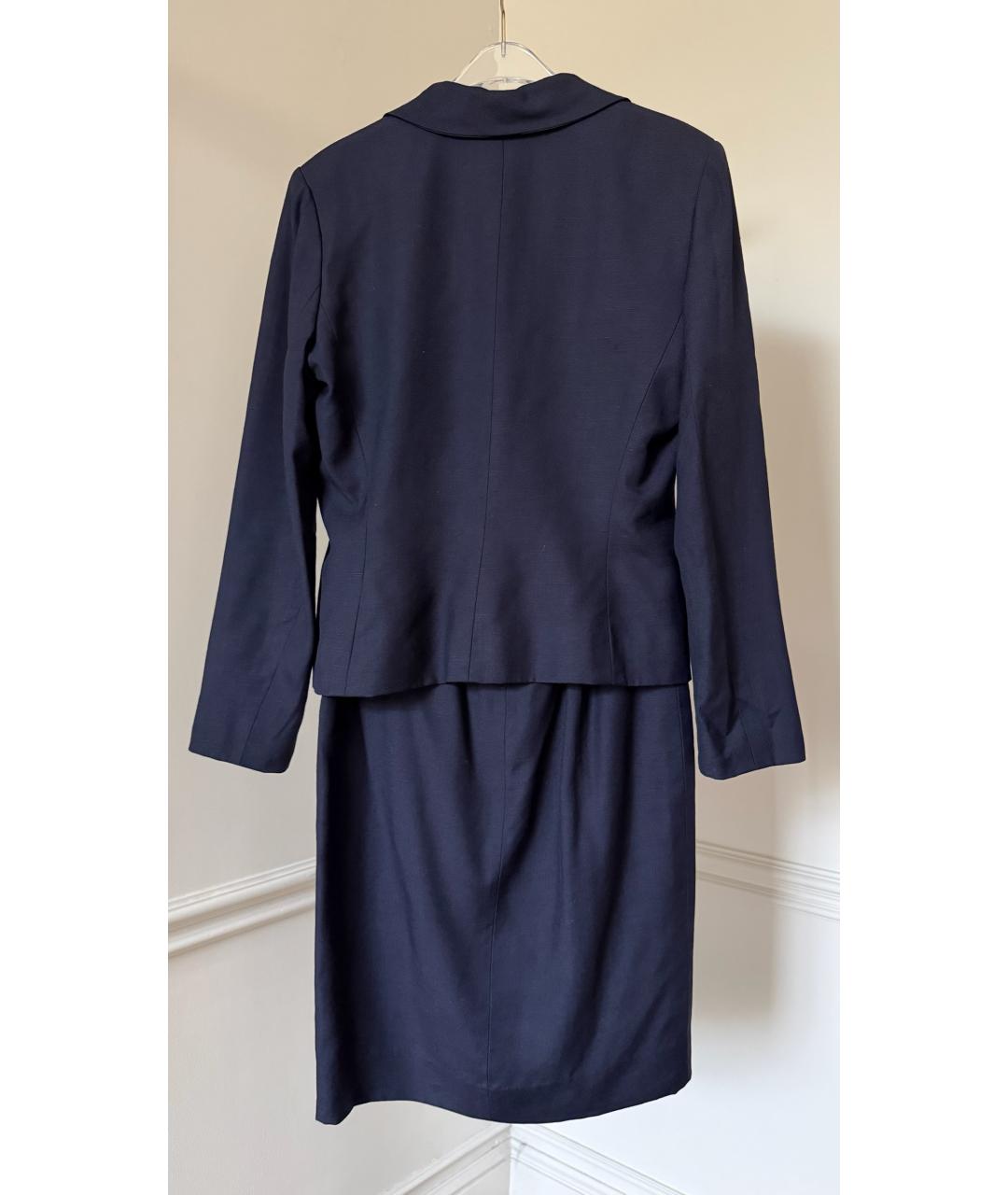 GIVENCHY Синий костюм с юбками, фото 2