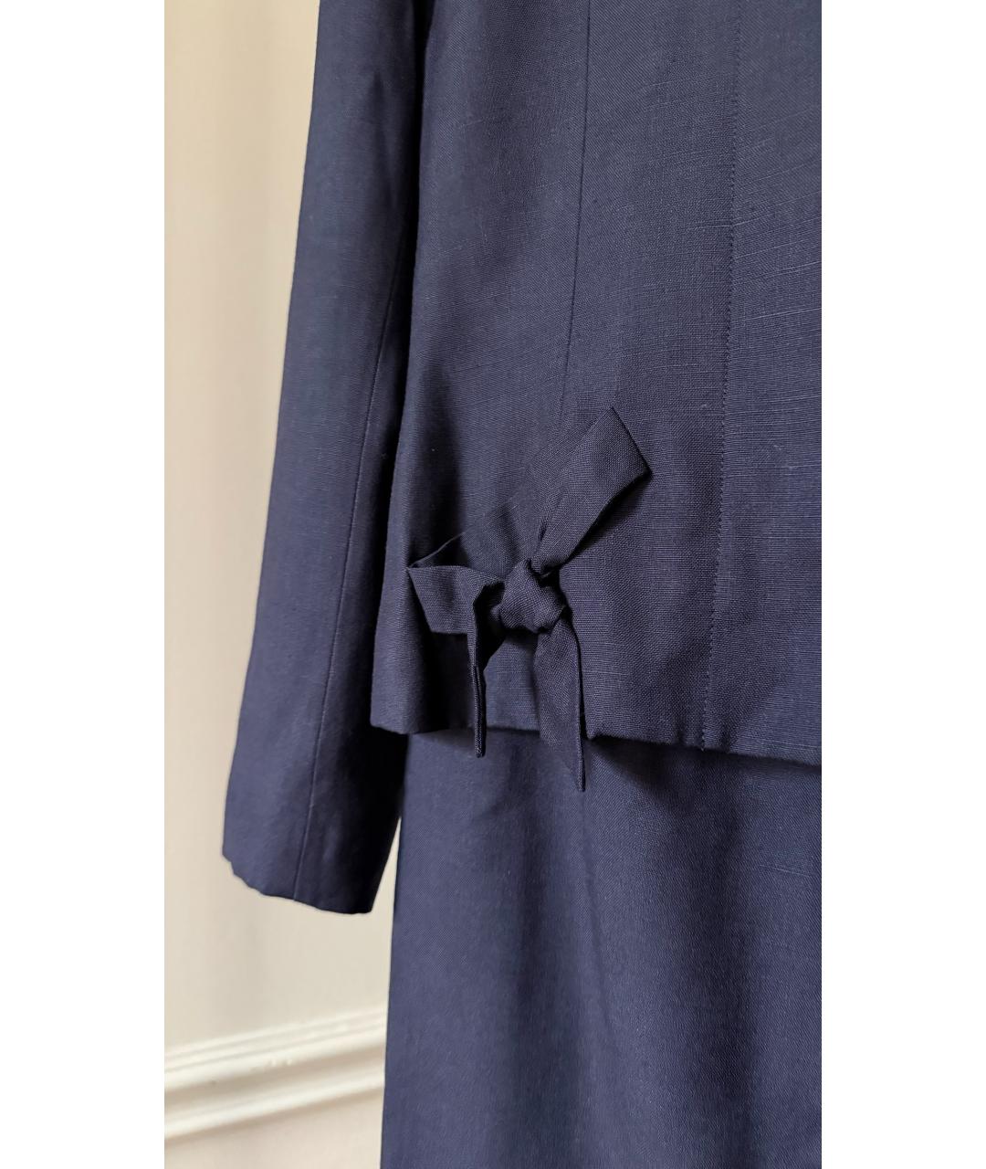 GIVENCHY Синий костюм с юбками, фото 4