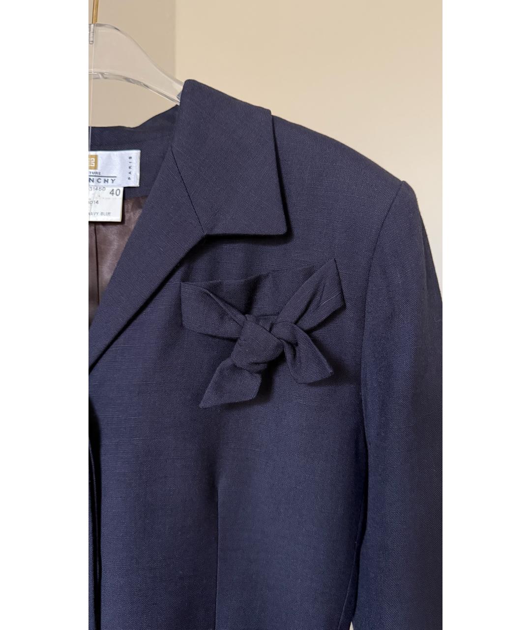 GIVENCHY Синий костюм с юбками, фото 3
