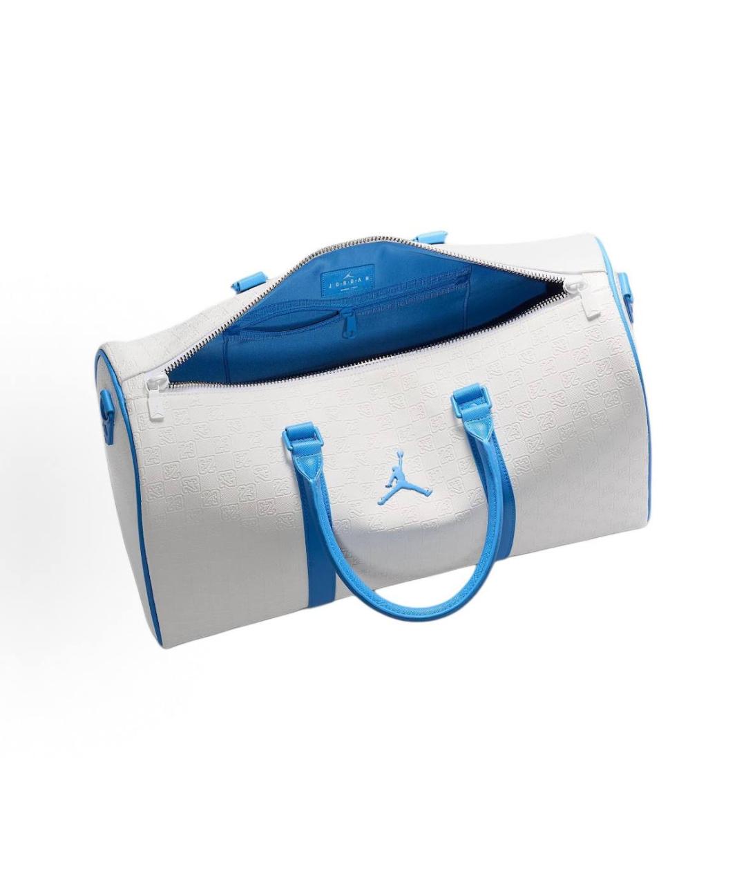 JORDAN Белая дорожная/спортивная сумка, фото 4