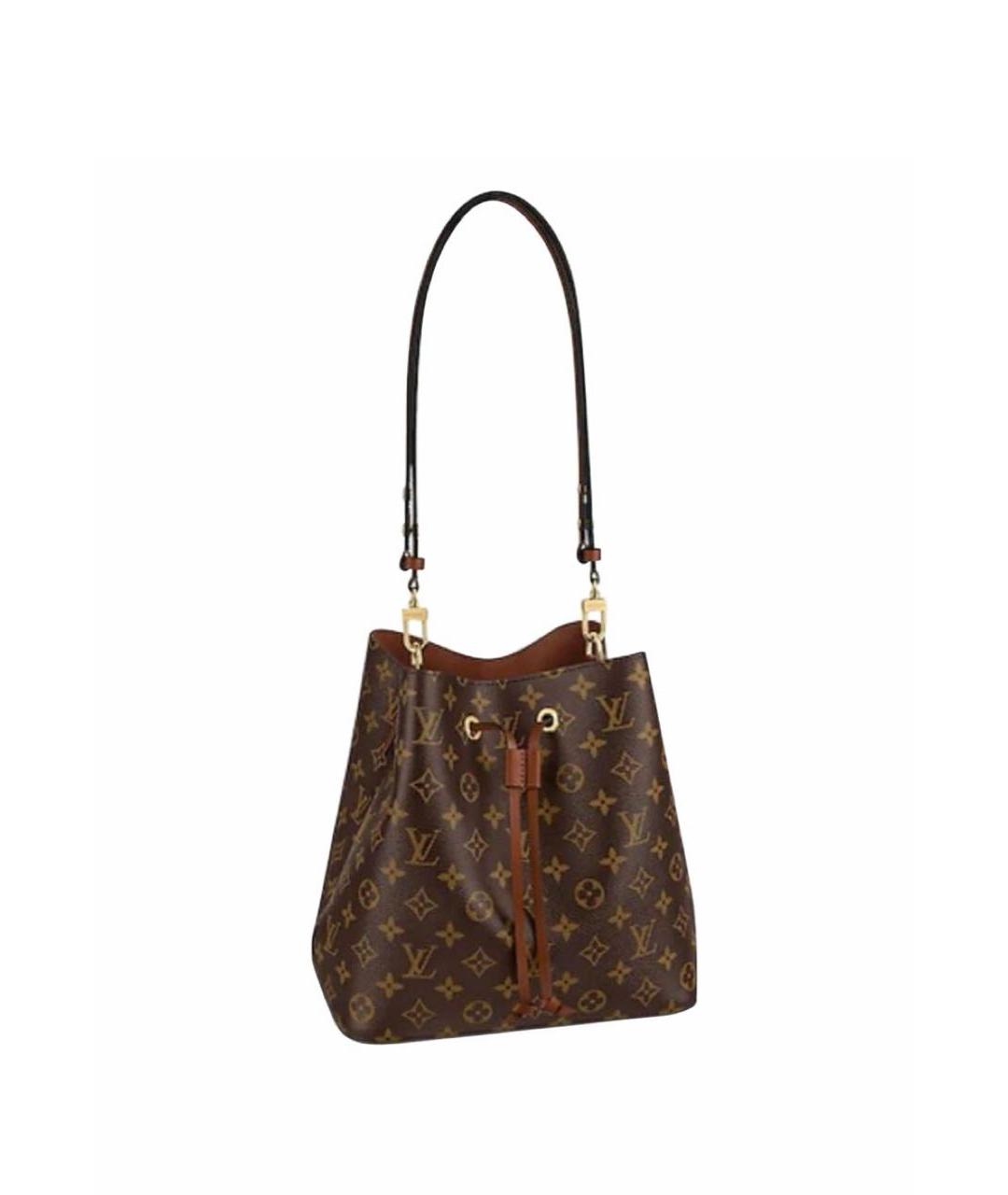 LOUIS VUITTON Коричневая сумка через плечо, фото 7