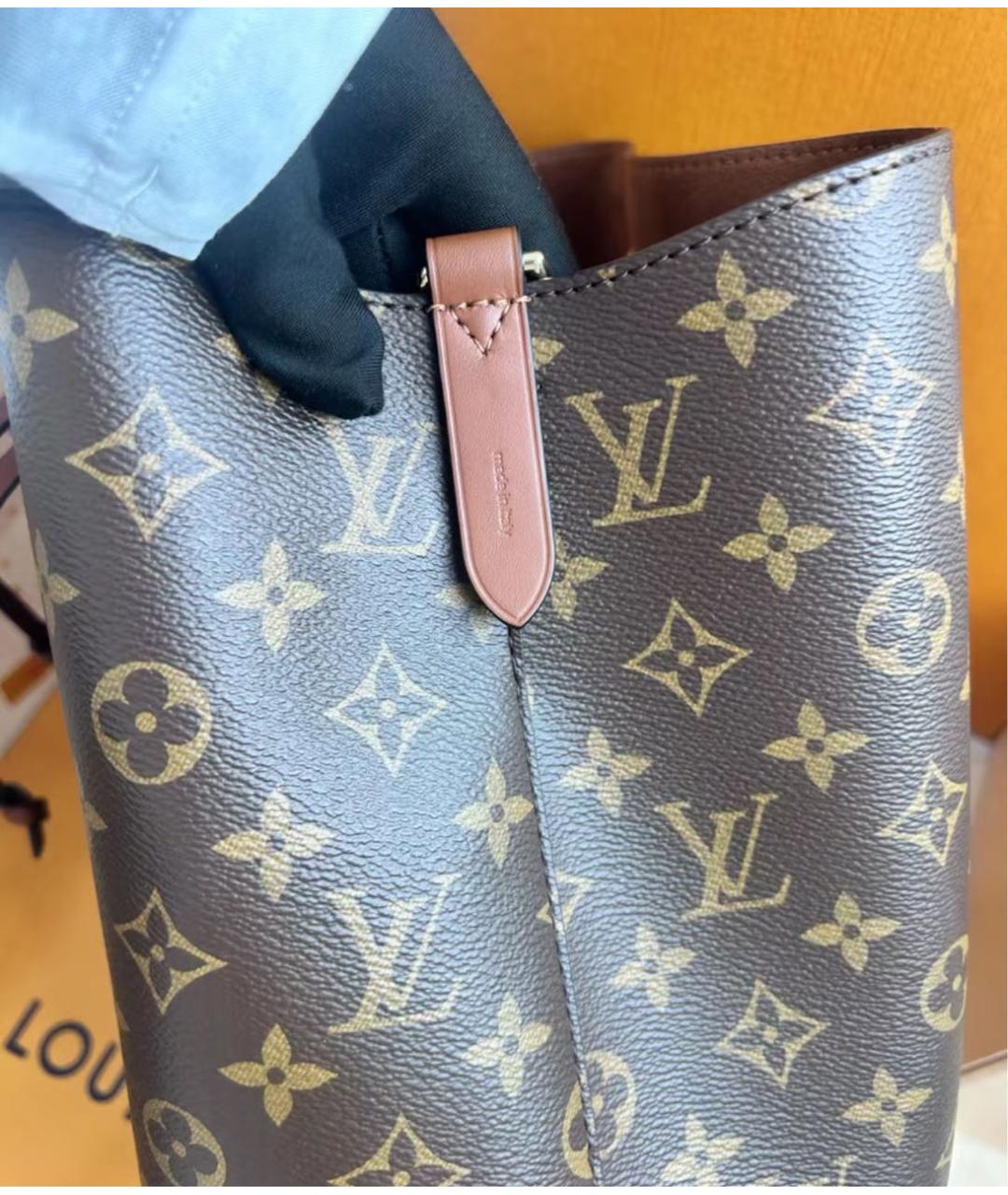 LOUIS VUITTON Коричневая сумка через плечо, фото 5