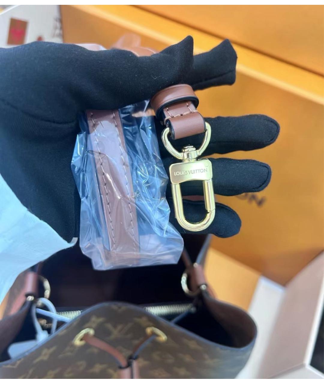 LOUIS VUITTON Коричневая сумка через плечо, фото 6