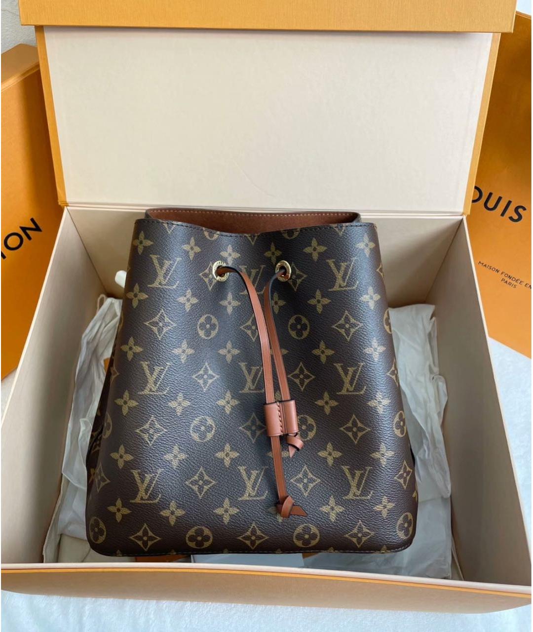 LOUIS VUITTON Коричневая сумка через плечо, фото 3