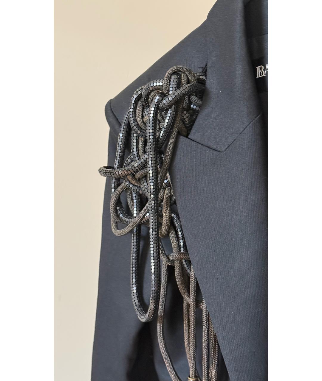 BALMAIN Черный жакет/пиджак, фото 4