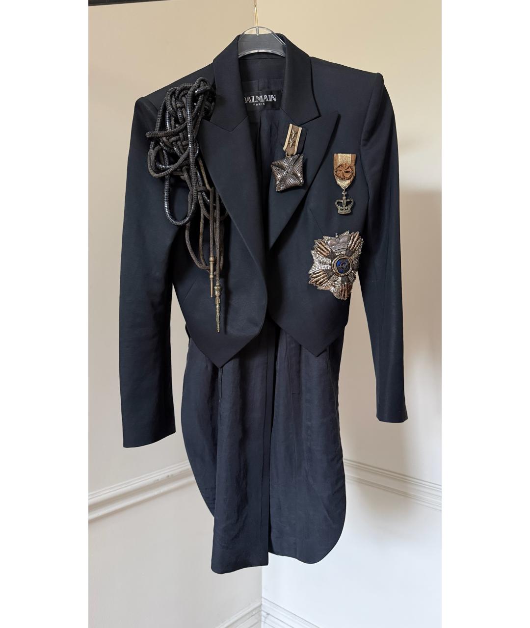 BALMAIN Черный жакет/пиджак, фото 2