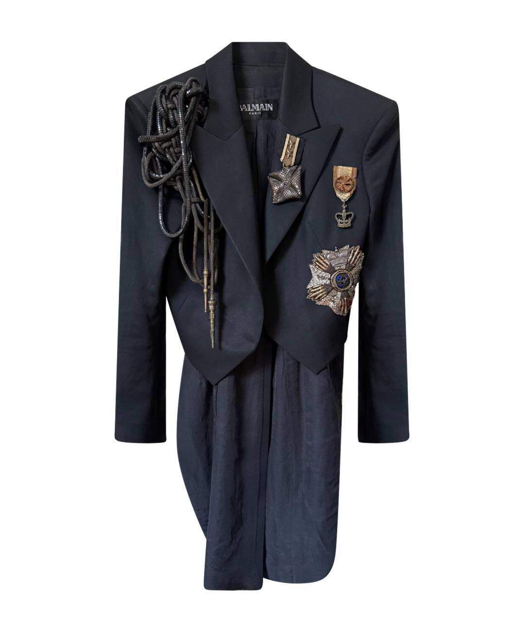 BALMAIN Черный жакет/пиджак, фото 1