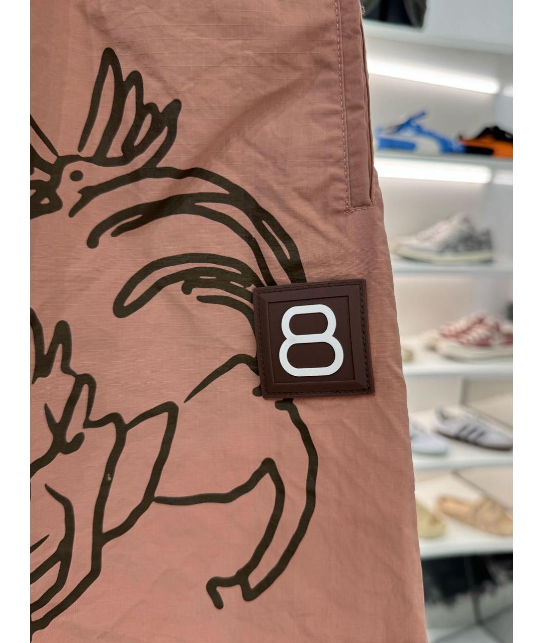 CACTUS JACK BY TRAVIS SCOTT Коралловые полиамидовые шорты, фото 5