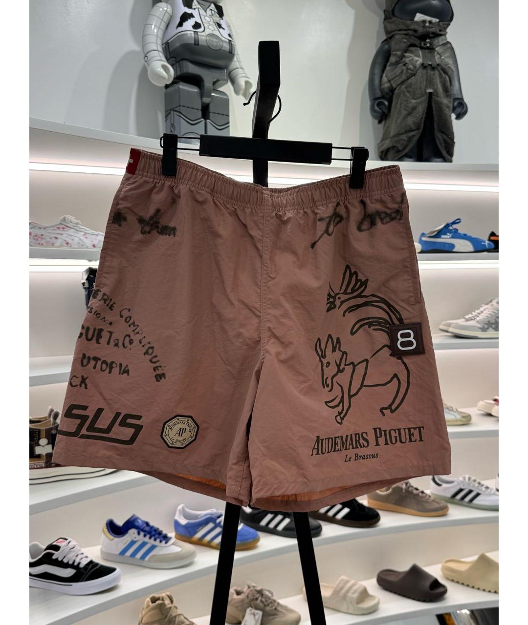 CACTUS JACK BY TRAVIS SCOTT Коралловые полиамидовые шорты, фото 2