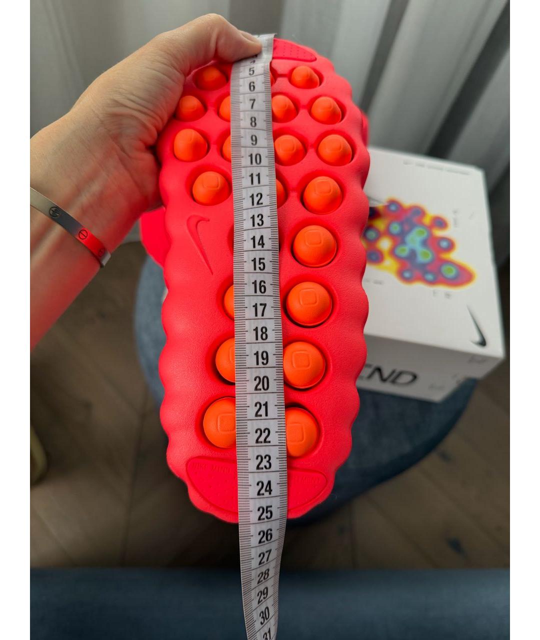 NIKE Красные шлепанцы, фото 3