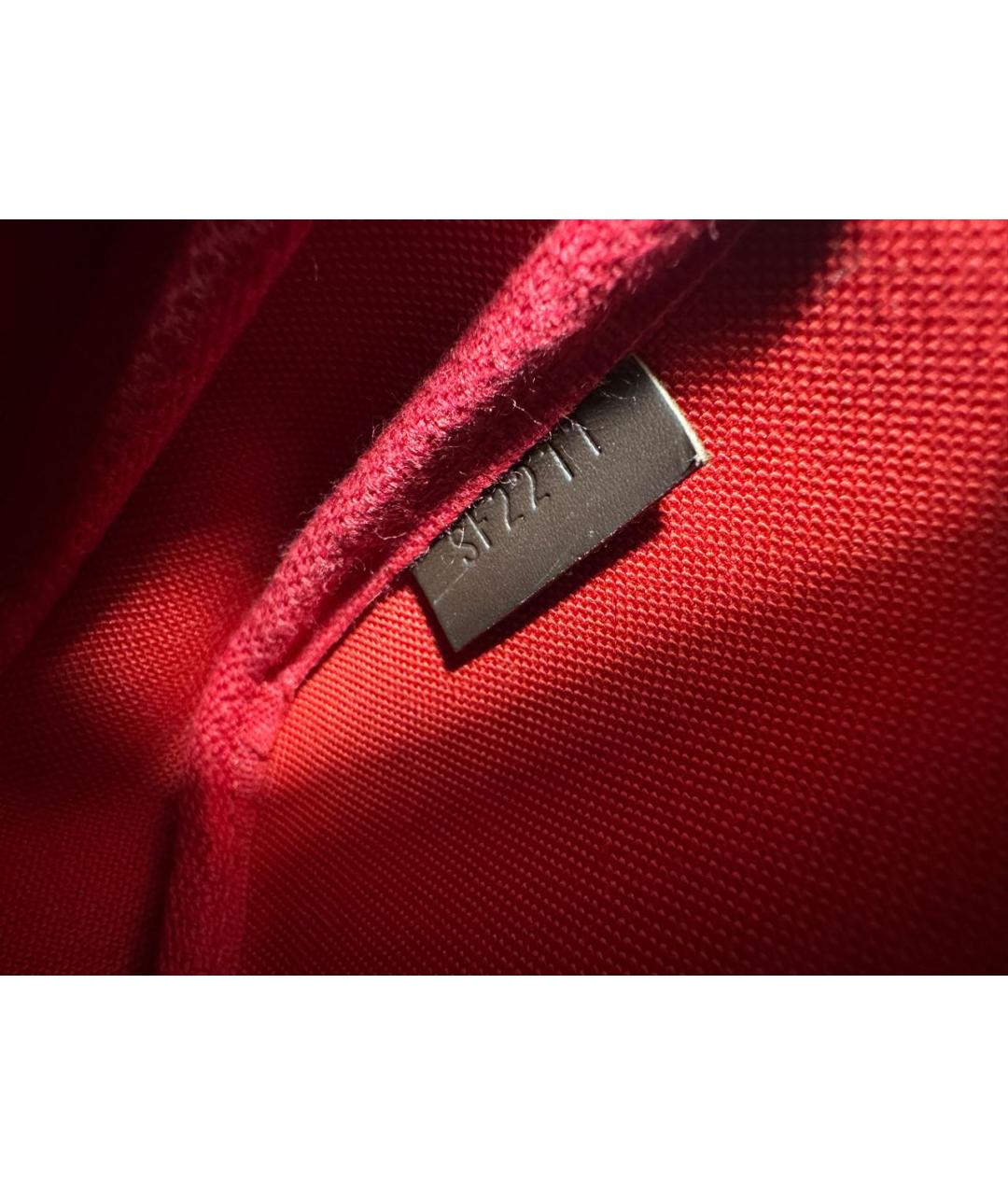 LOUIS VUITTON Коричневая сумка с короткими ручками, фото 5