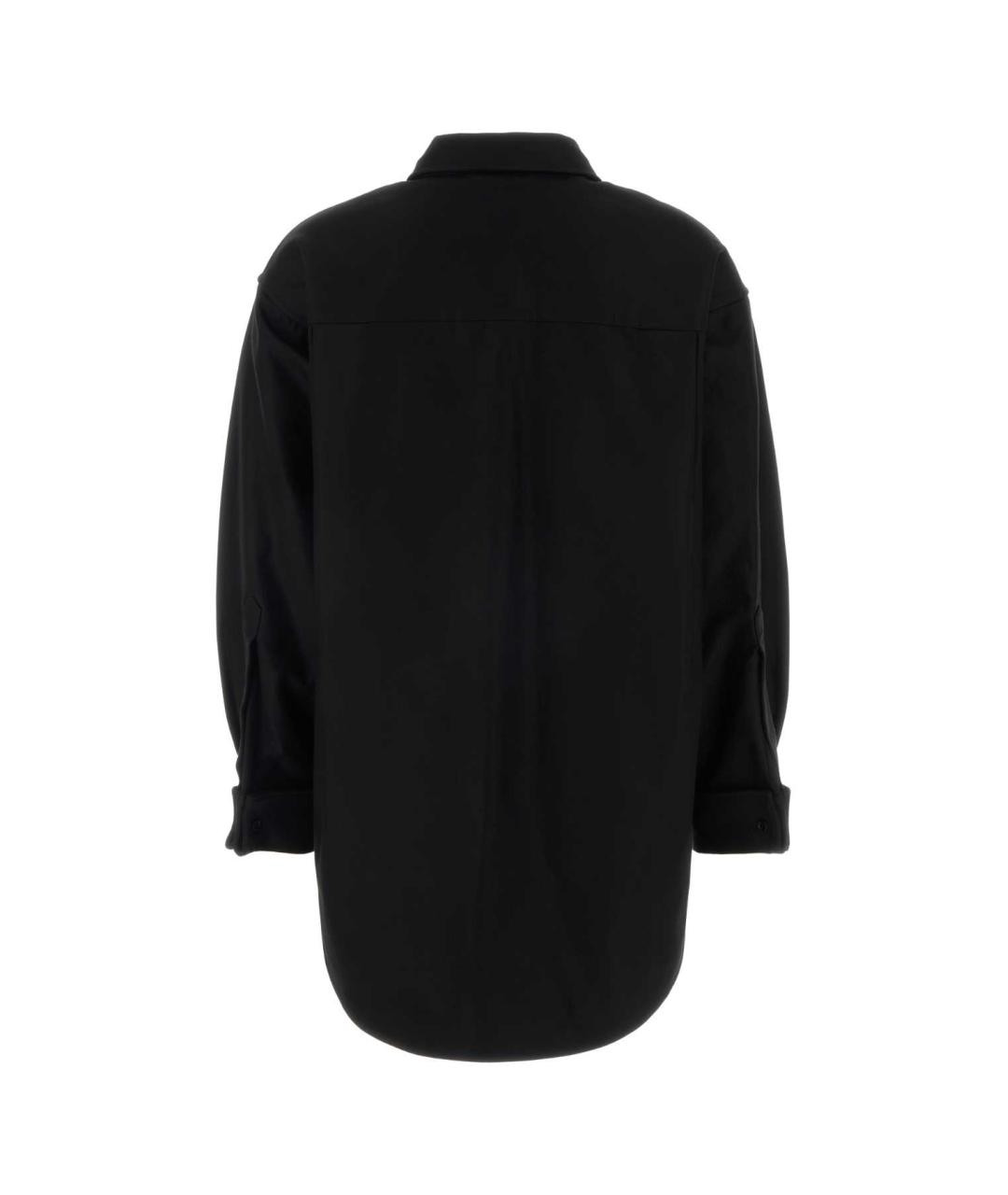 BALENCIAGA Черная хлопковая рубашка, фото 2