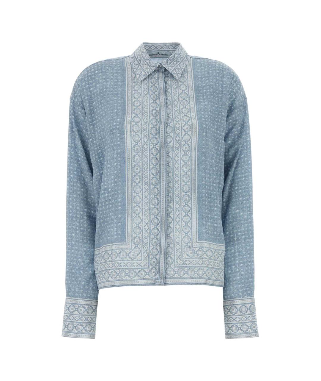 ERMANNO SCERVINO Мульти шелковая рубашка, фото 1