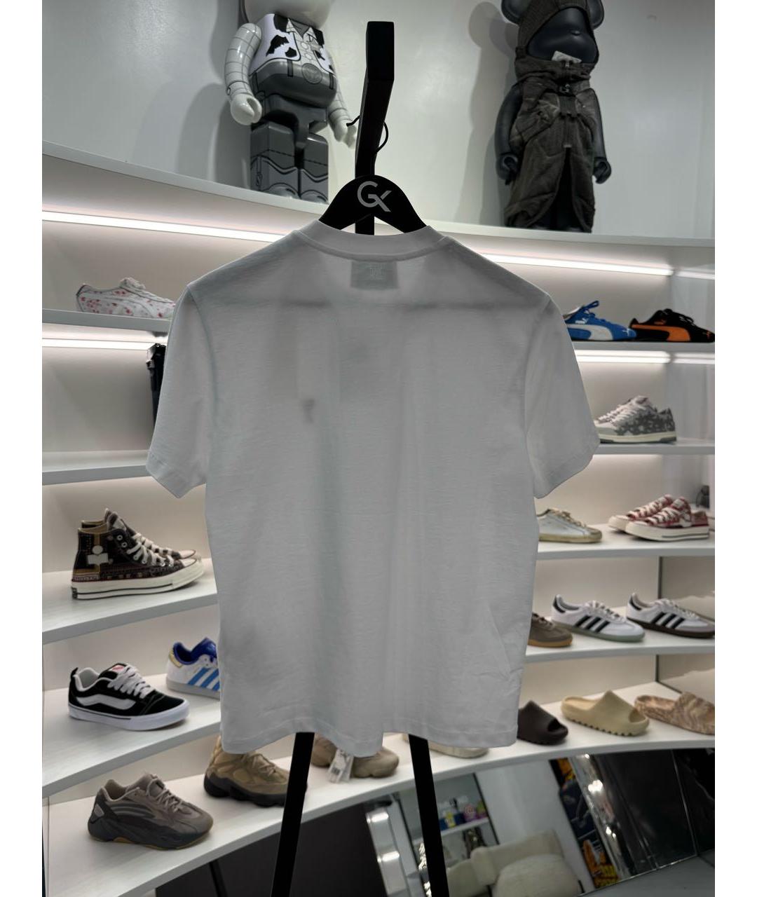 Ami Paris Белая хлопковая футболка, фото 3