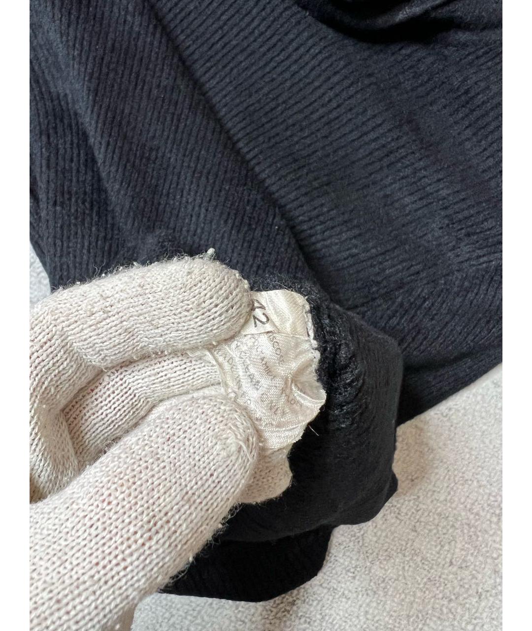 SAINT LAURENT Черная вискозная водолазка, фото 5