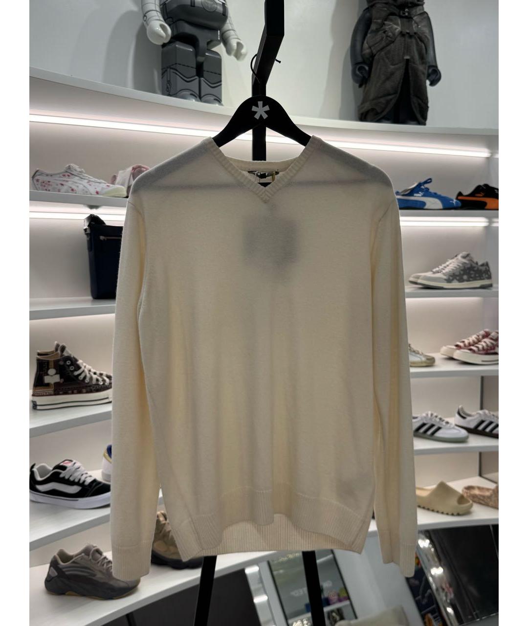 CANALI Бежевый кашемировый джемпер / свитер, фото 5