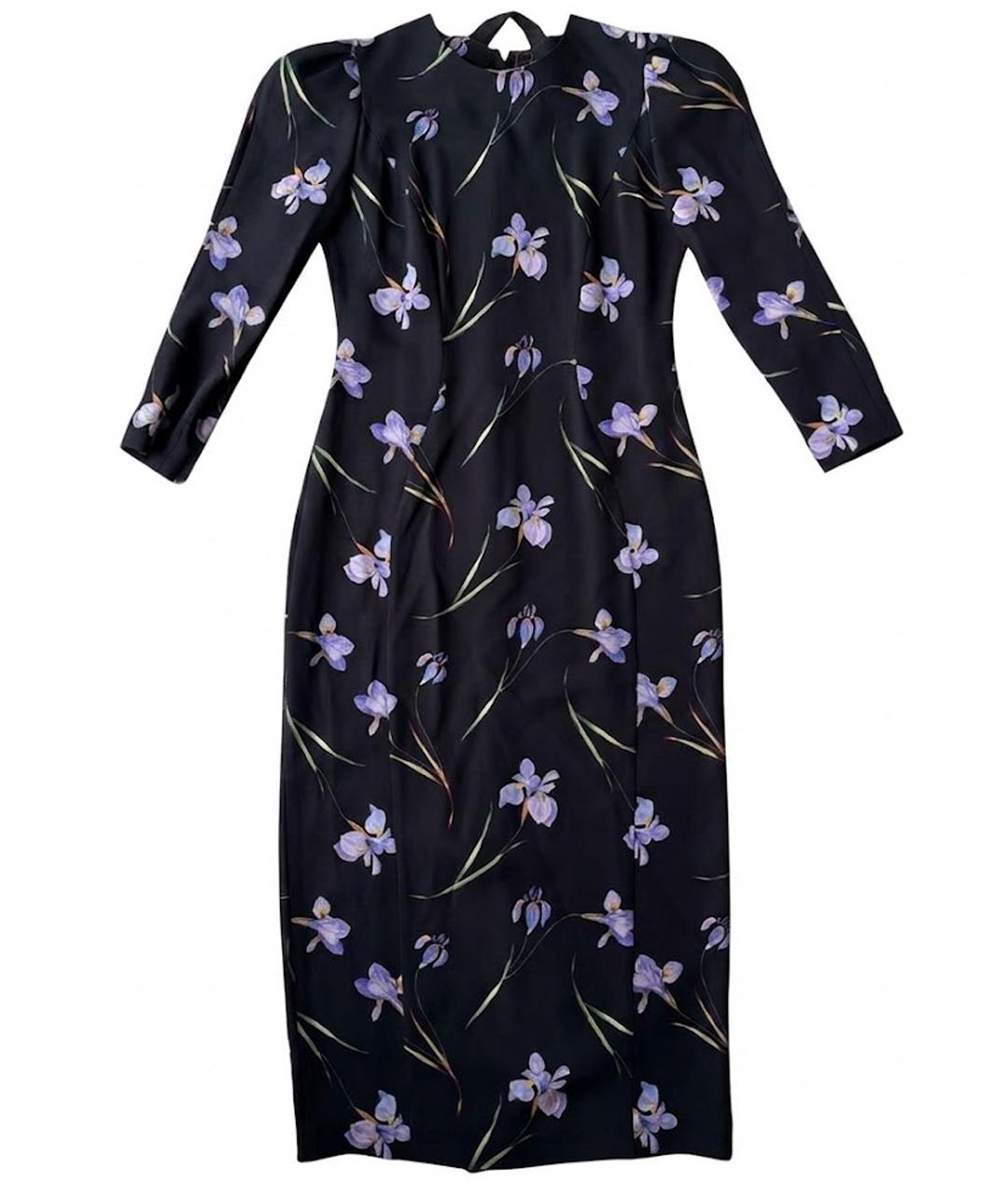 ULYANA SERGEENKO Черное повседневное платье, фото 1