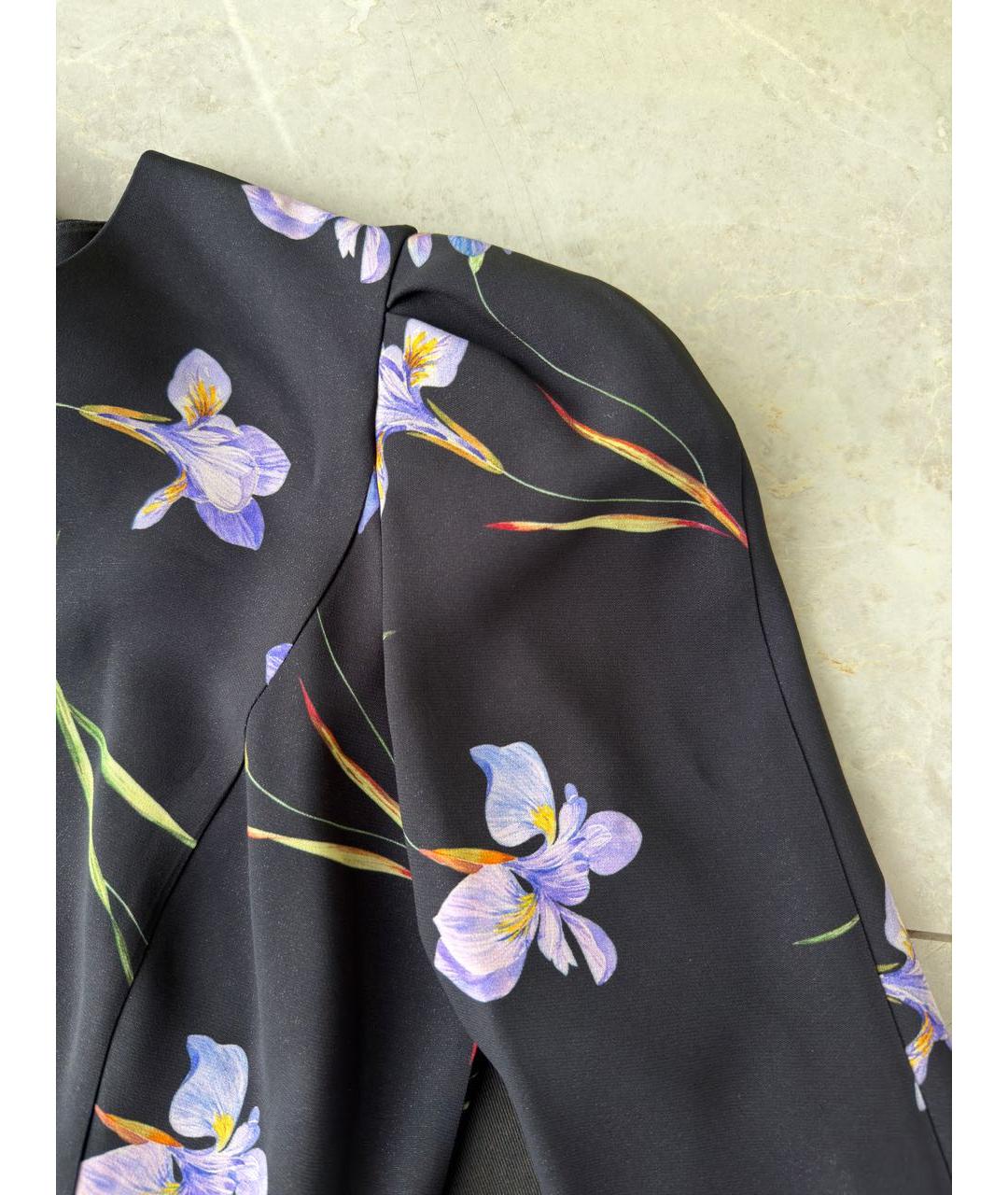 ULYANA SERGEENKO Черное повседневное платье, фото 3