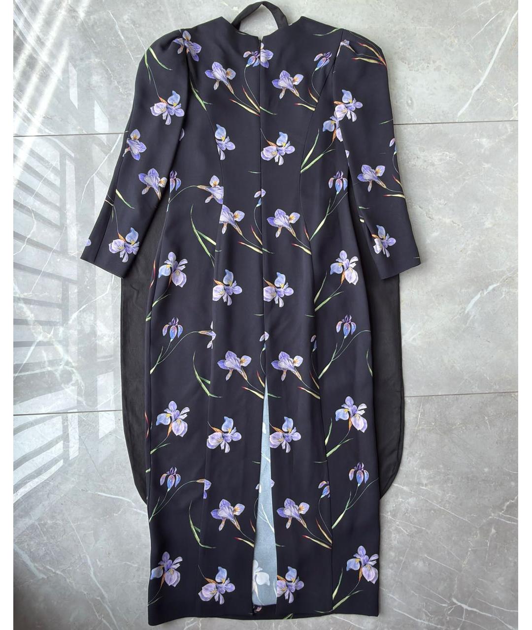 ULYANA SERGEENKO Черное повседневное платье, фото 4