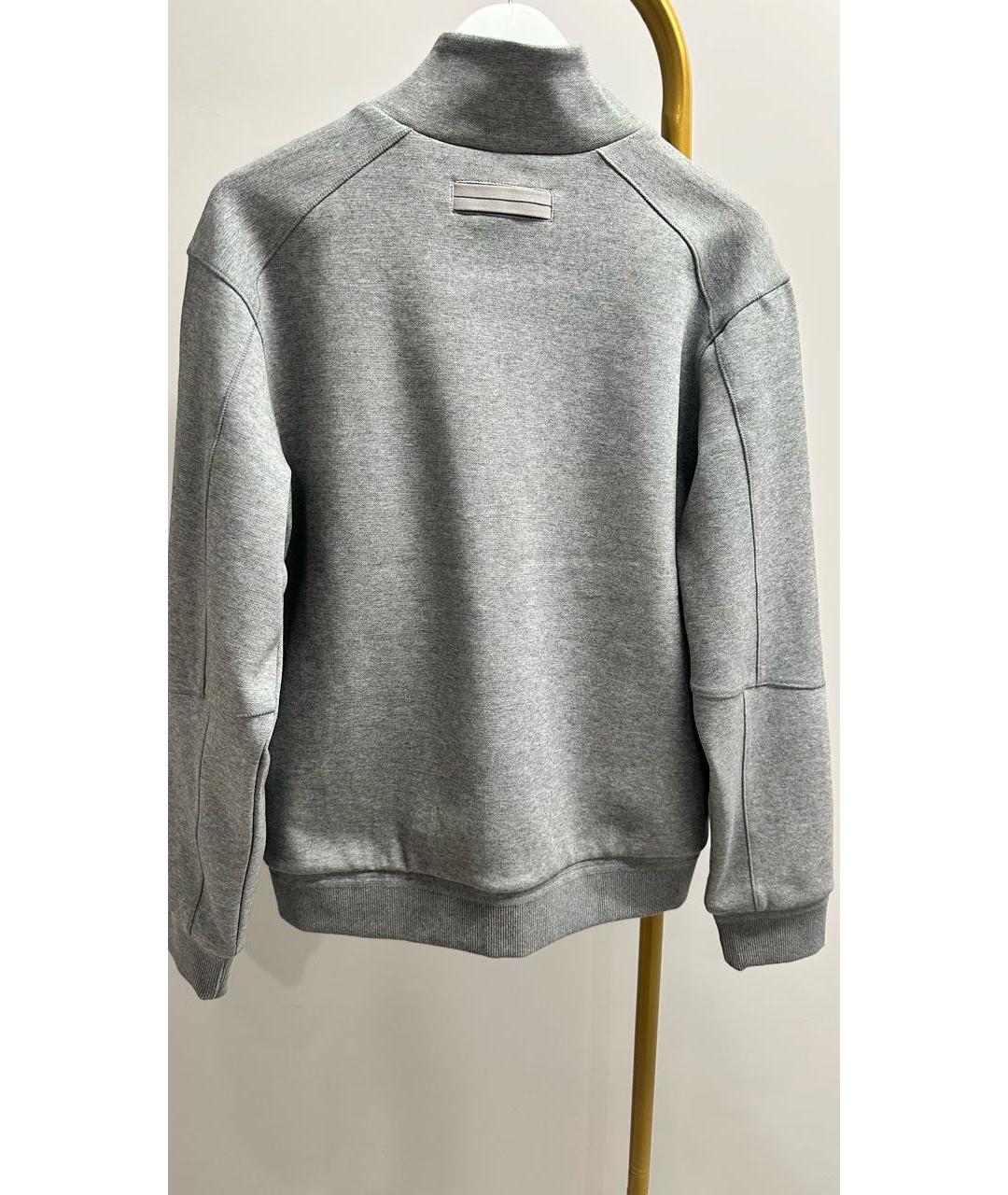 ZEGNA Серая хлопковая куртка, фото 2