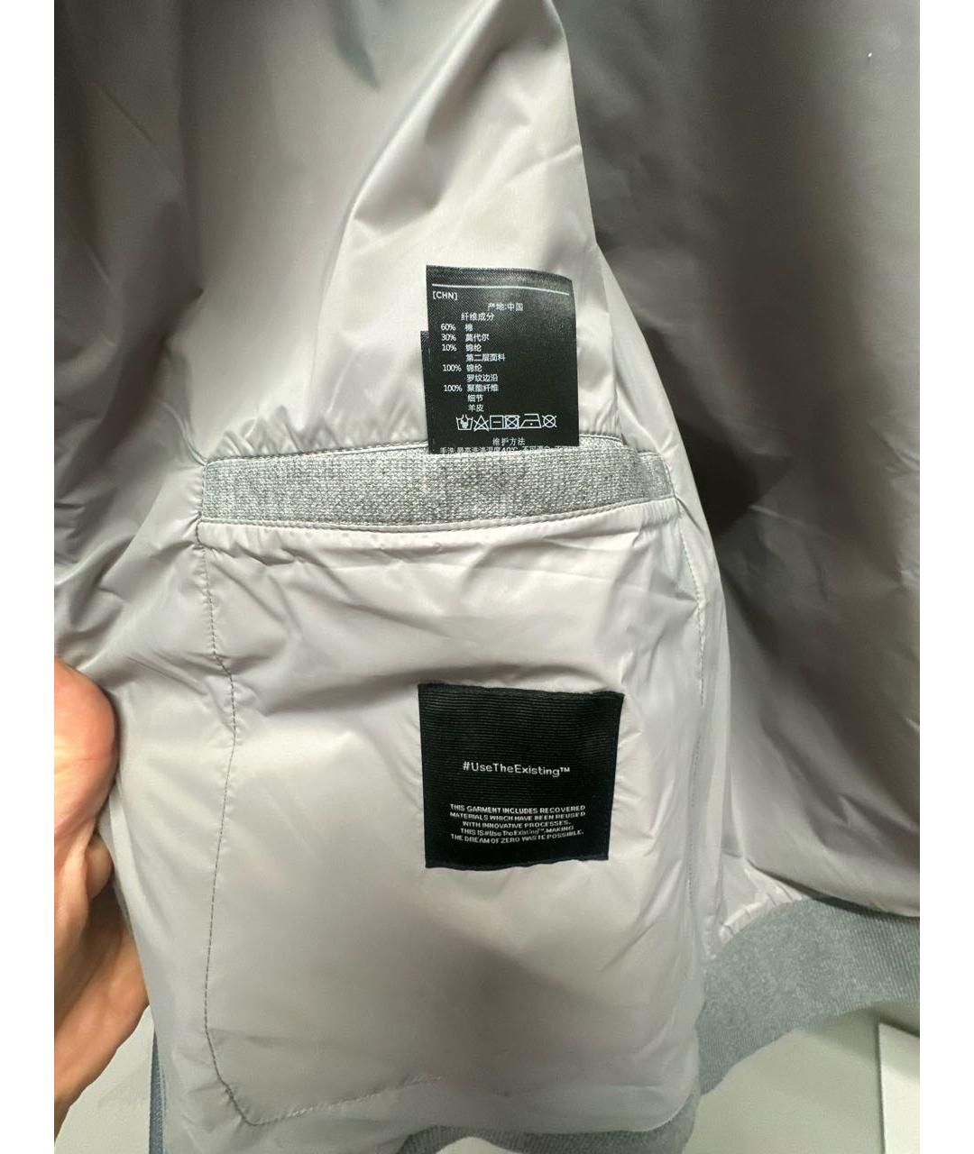 ZEGNA Серая хлопковая куртка, фото 6