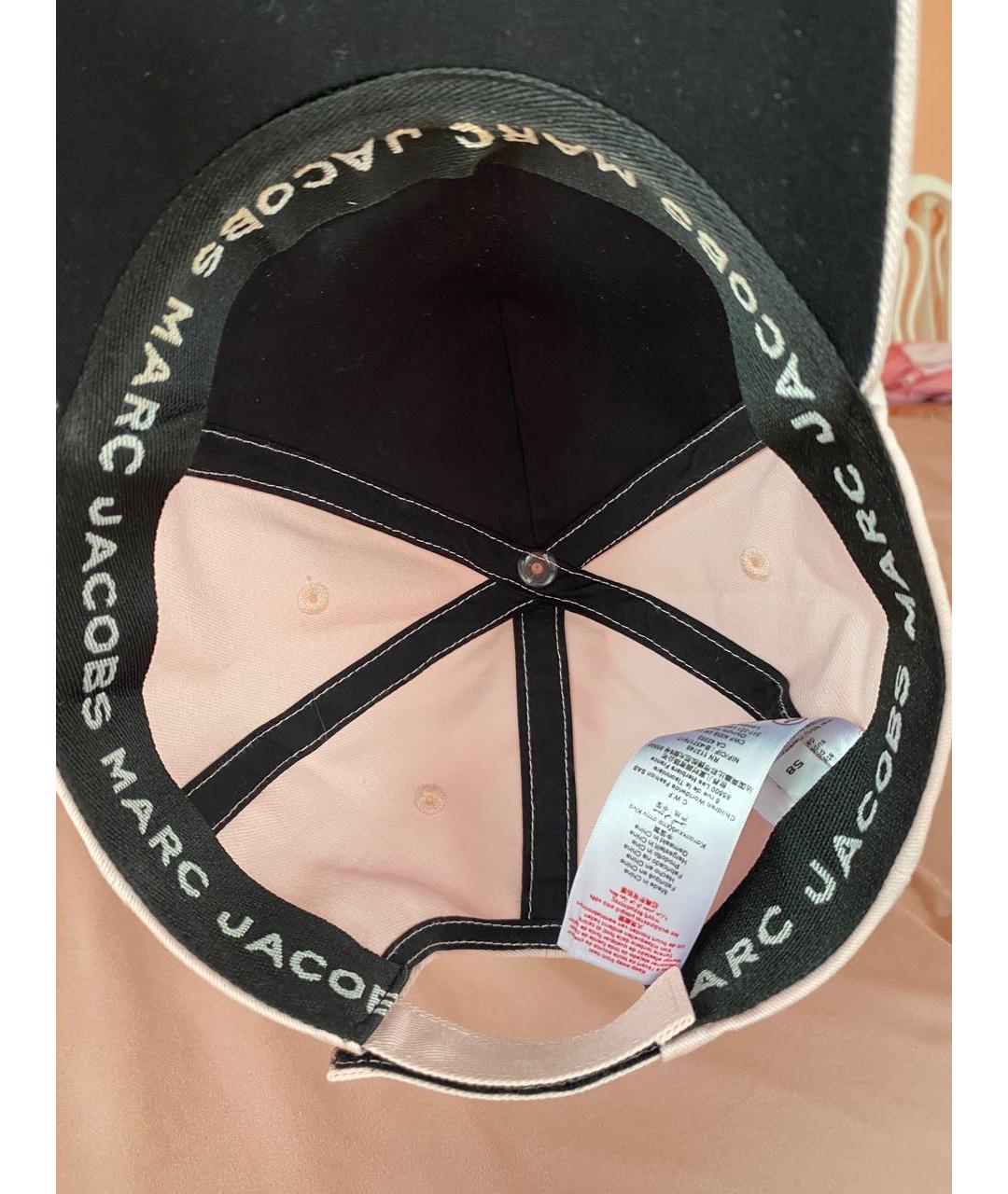 MARC JACOBS Розовая хлопковая кепка, фото 4