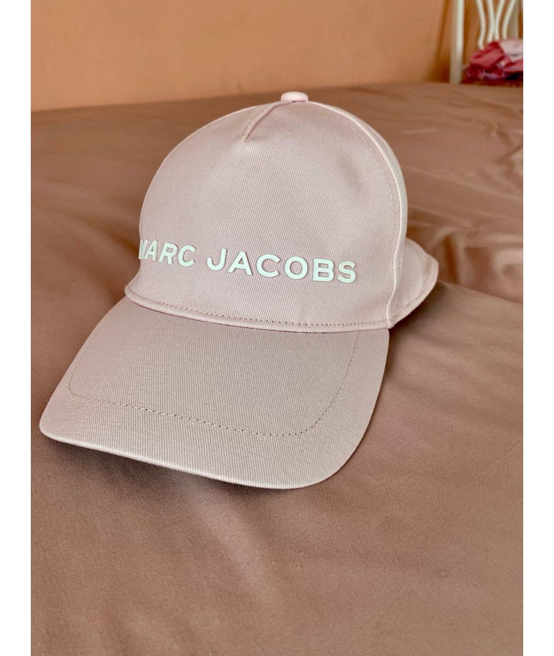 MARC JACOBS Розовая хлопковая кепка, фото 3