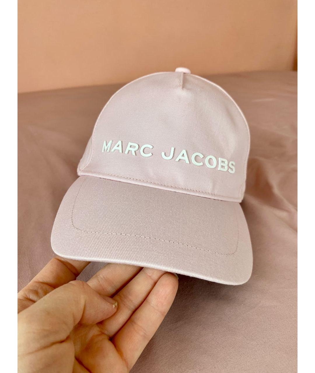 MARC JACOBS Розовая хлопковая кепка, фото 2