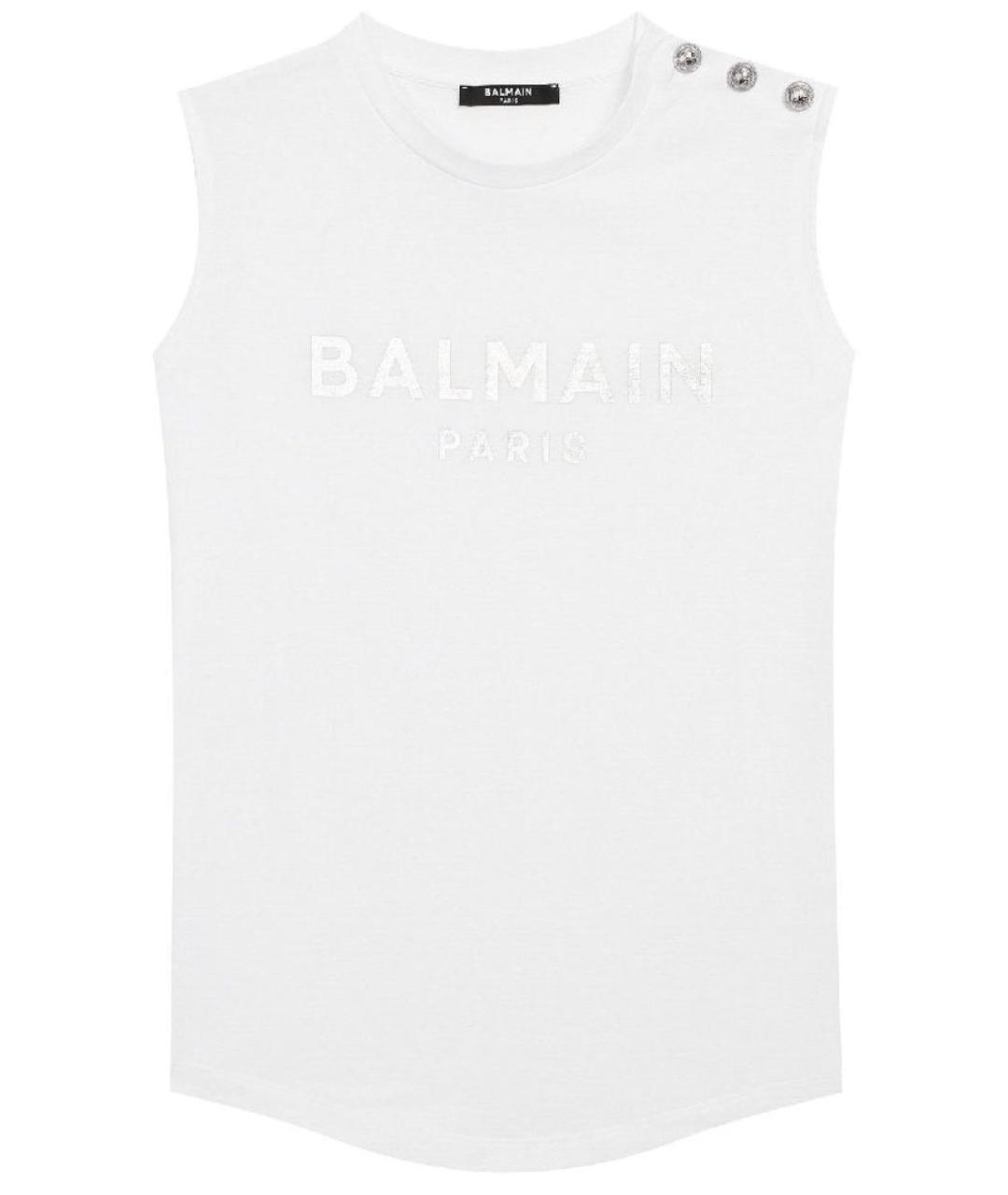 BALMAIN Белый хлопковый детская футболка / топ, фото 1