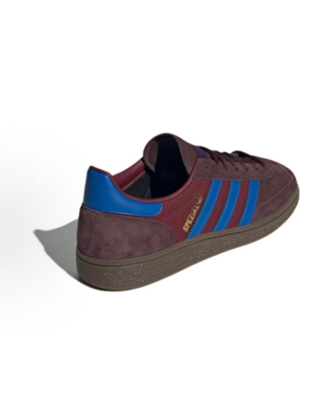 ADIDAS Бордовые замшевые кеды, фото 4