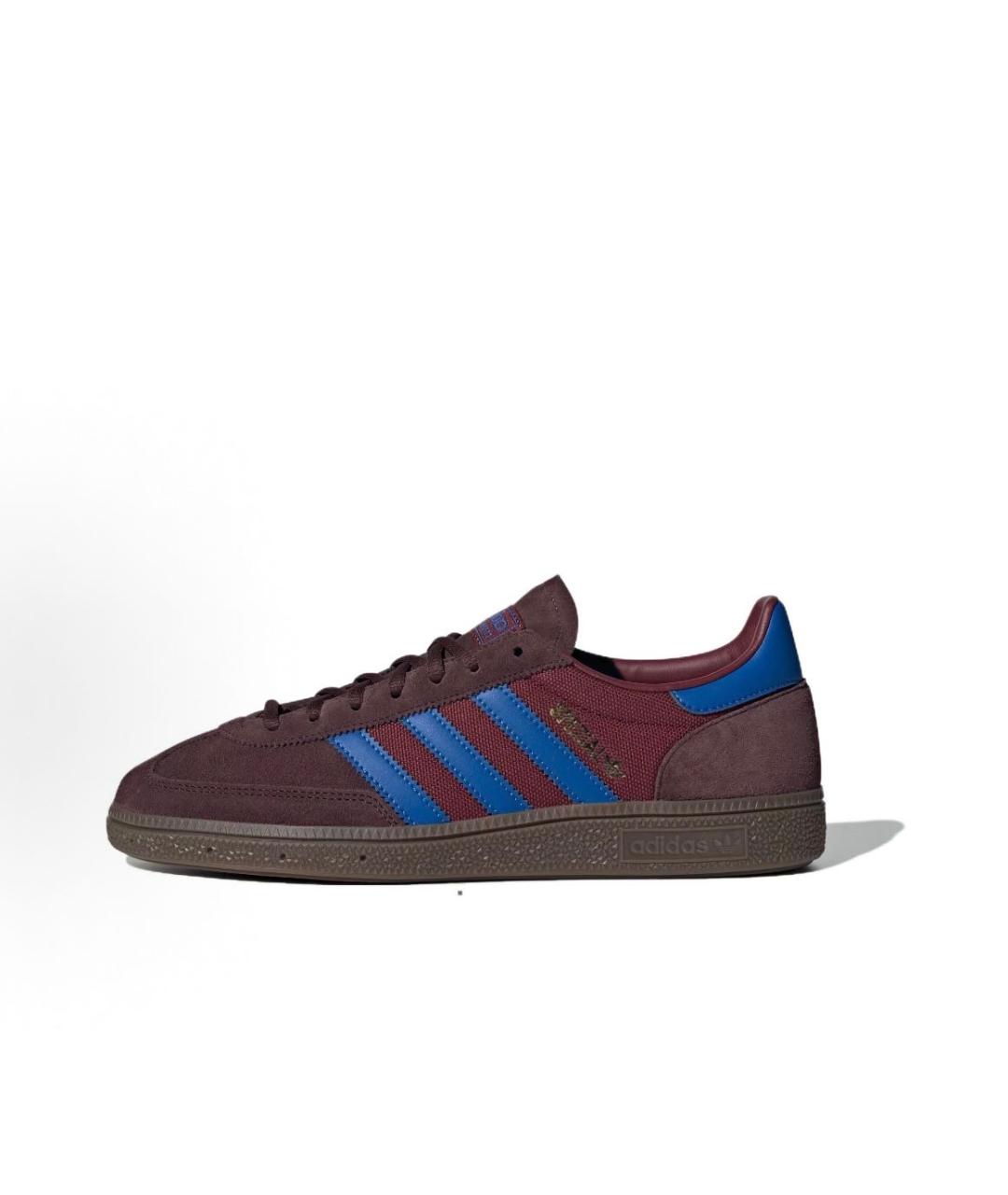 ADIDAS Бордовые замшевые кеды, фото 2